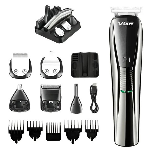 Чоловічий тример для окантовки, Акумуляторна машинка-тример для стрижки волосся Тример скронь HX-93 Львів - фото 1