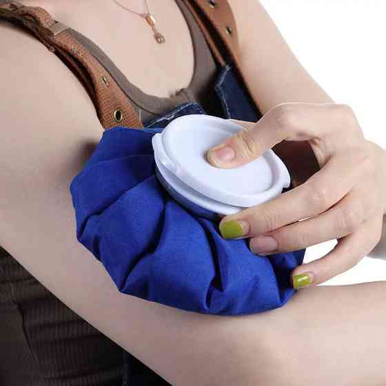 Мішок для льоду Heal 15 см Багаторазовий холодовий компрес для зняття набряків, болю, ударів, температури, спорту, першої допомоги Николаев