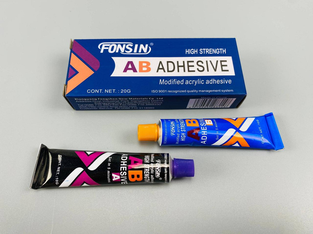 Клей двокомпонентний (універсальний) 10 г + 10 г (фабрика ABRO) Мукачево - фото 5