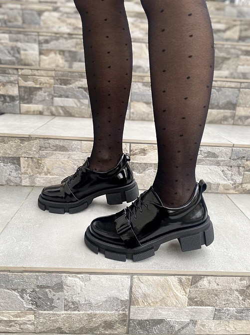 Sothby 's Туфлі жіночі Sothby 's M-832 чорні (весна-осінь, шкіра лакована) (4332) Коломыя - изображение 3