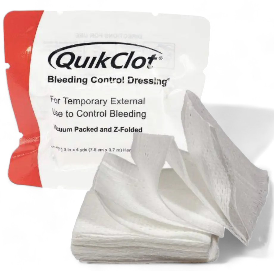 Краво-пас Combat Gauze Quick Clot Київ - фото 1