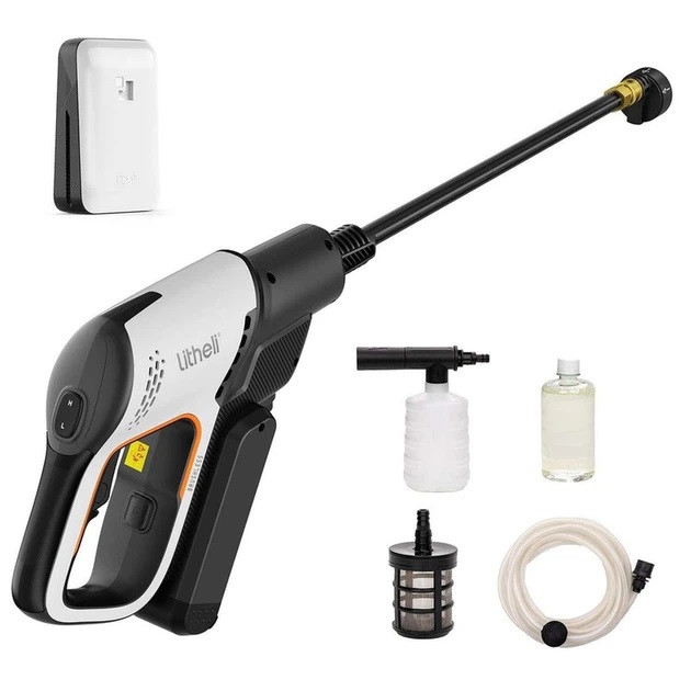 Акумуляторна мийка високого тиску, живлення від павербанку УМБ Litheli Power Bank 20000 mAh, 45 W, 4А WT-90 Львів - фото 1