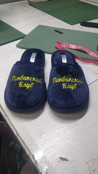 Брендированные тапочки под заказ, Изготовление тапочек с логотипом, Качественные тапочки на заказ Велсофт Одесса - изображение 2