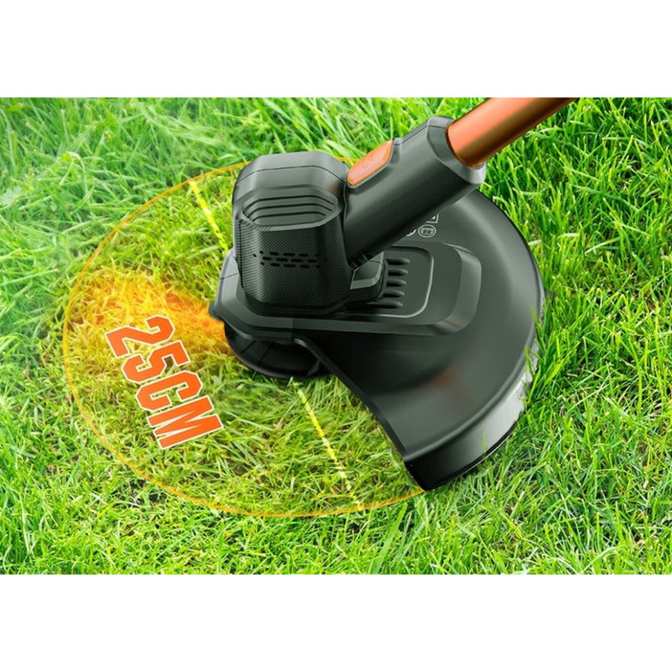 Аккумуляторная газонокосилка триммер Litheli, питание от павербанка (УМБ Litheli Power Bank 20000 mAh, 45W, 2А Киев - изображение 5