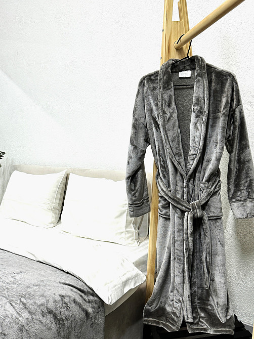 Ecotton Халат Ecotton L-XL з мікрофібри сірий well soft Grey Л-ХЛ Коломыя - изображение 1