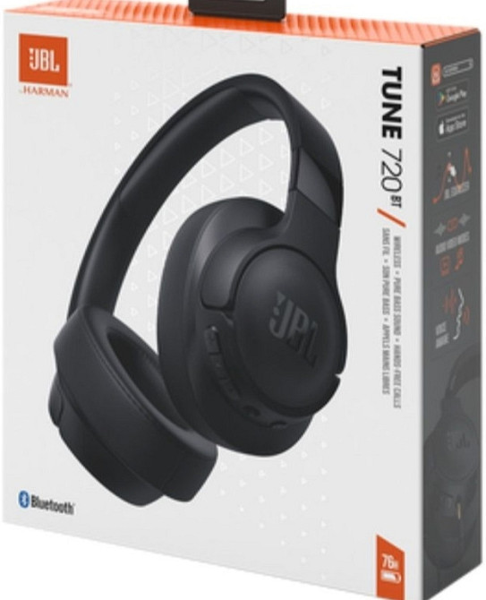 Навушники бездротові: JBL Tune 720 Bt.ЗВУК JBL PURE BASS Харків - фото 5