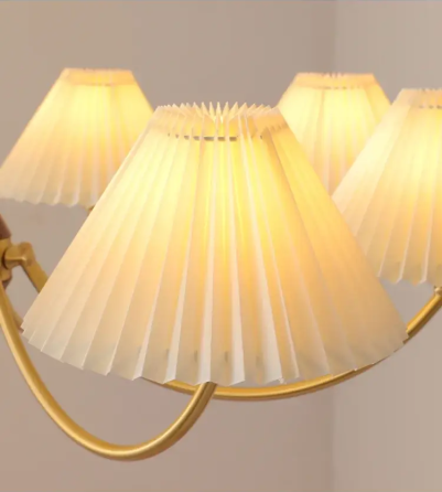 Светодиодная люстра Пем 5031 (Золотой) на 3 плафона Киев