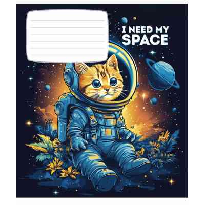 Тетрадь Школярик I need my space 12 листов клетка (012-3496K) Винница
