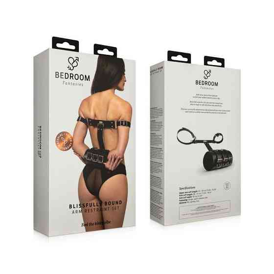 Фіксатор Bedroom Fantasies Blissfully Bound Arm Restraint Set - Black Sex Aura Київ