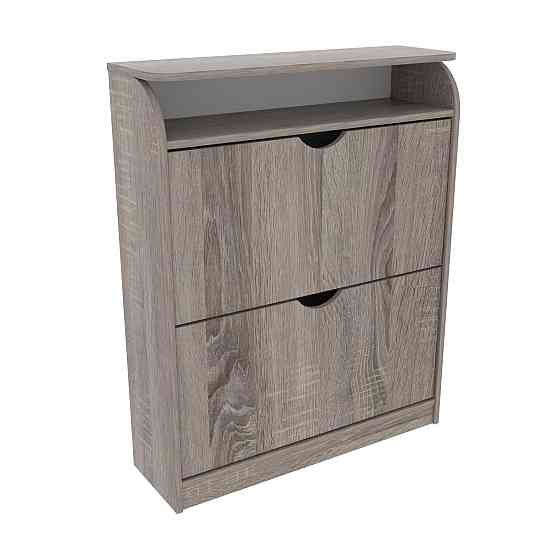 Тумба для обуви №1, Дуб Сонома Трюфель, 800/250/1000 Львов