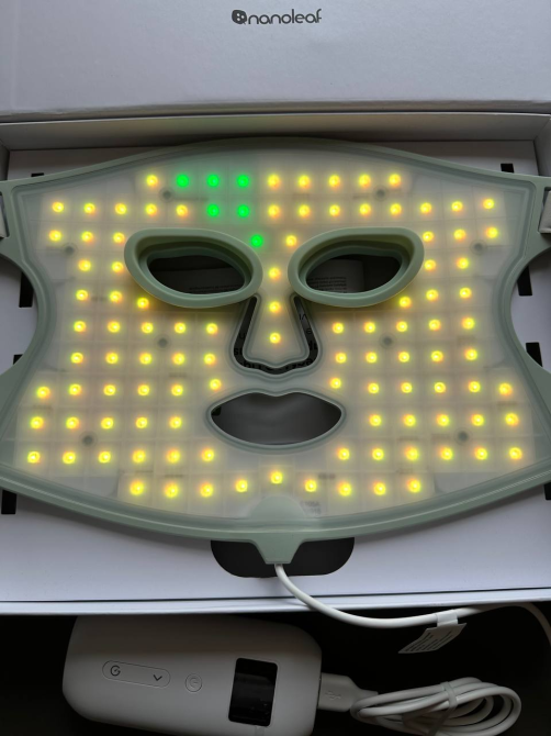 Уцінка LED-маска для обличчя Nanoleaf: світлодіодна терапія 7 режимів, схвалено FDA, акумуляторна — від акне та зморшок Київ - фото 9