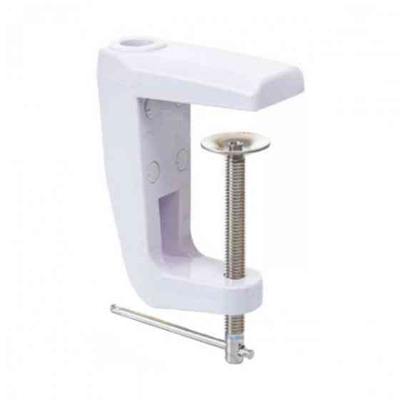 Металева струбцина для лампи-лупи ZD-129, настільне кріплення Київ