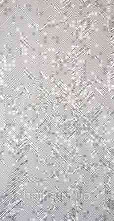 Шпалери вінілові на флізеліні Grandeco Time метрові абстракція структурні хвилі смуги золотисті бежеві Київ