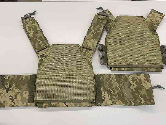 Плитоноска Plate Carrier зі швидким скиданням IRR Cordura 500 D Піксель ММ-14 (olive) Запоріжжя