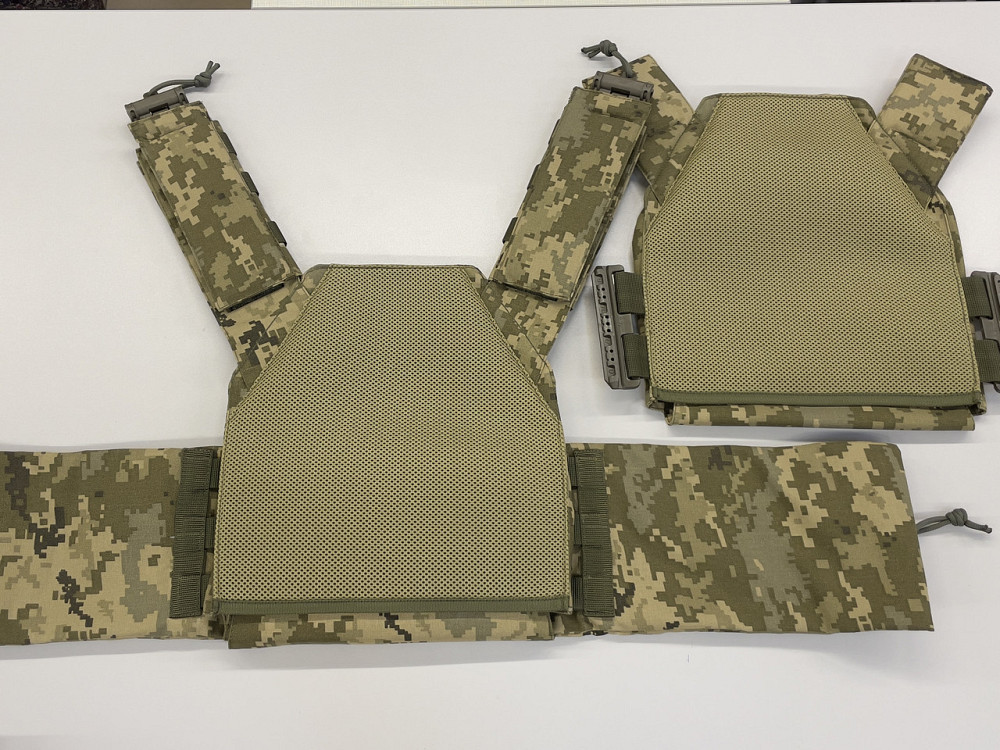 Плитоноска Plate Carrier зі швидким скиданням IRR Cordura 500 D Піксель ММ-14 (olive) Запоріжжя - фото 6