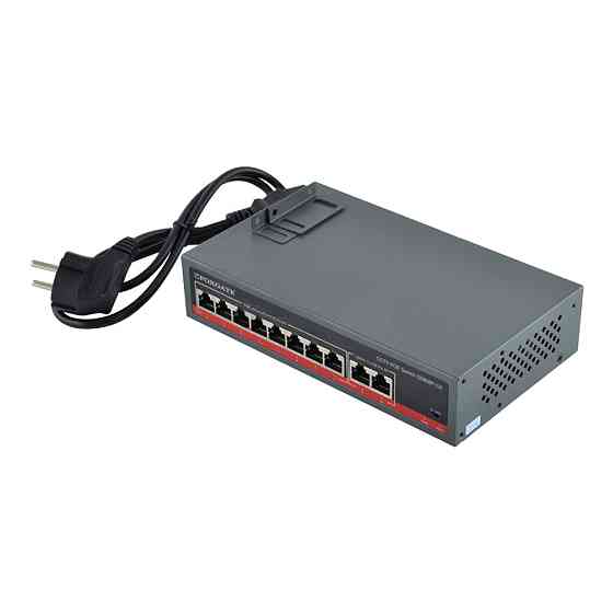 PoE-комутатор FoxGate S5808P-G2 CCTV гігабітний 8-портовий некерований Київ