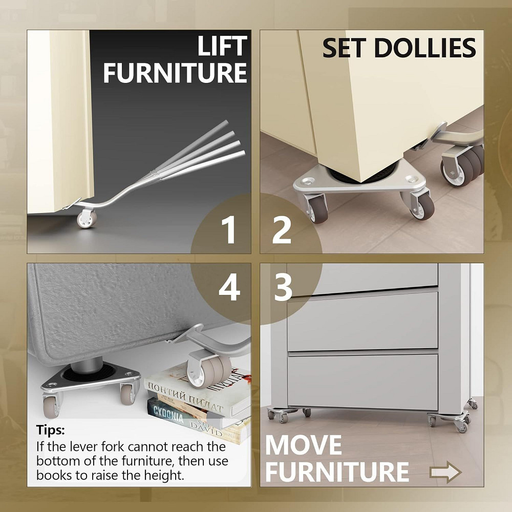 Набір інструментів для переміщення важких предметів ONEON OM-0200 Луцк - изображение 2