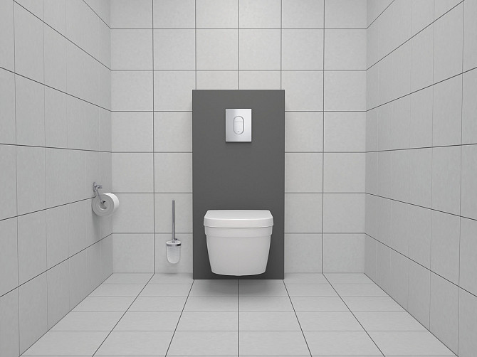 Туалетный ершик настенный в комплекте Grohe Essentials New (40374001) Черновцы - изображение 4