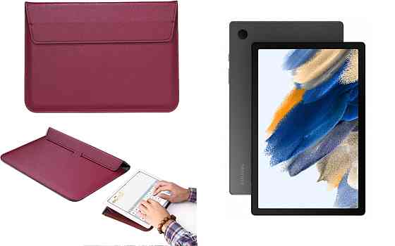Чохол-конверт VitoCase для Samsung Galaxy Tab A8 10.5 (X200), з функцією підставки для планшета Бордовий Київ