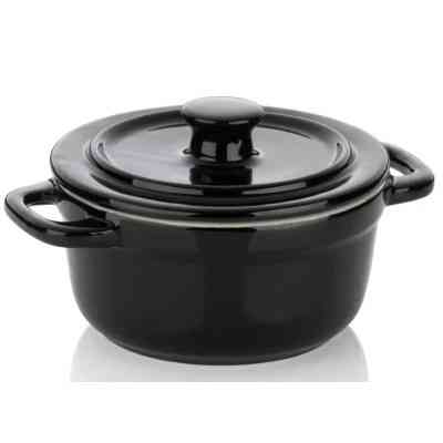 Рамекин Kela Malin 14 х 9,5 см Чорний (11928) Винница