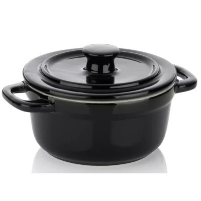 Рамекин Kela Malin 14 х 9,5 см Чорний (11928) Винница - изображение 1