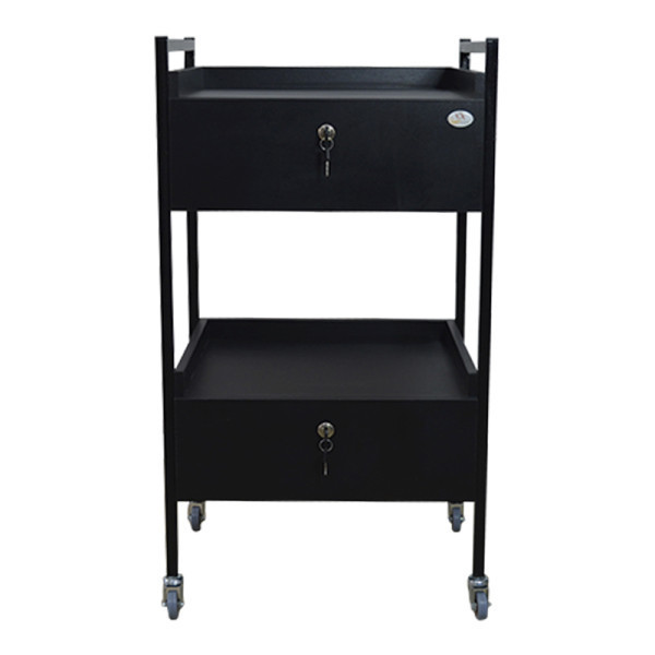 Косметологическая тележка с ящиками на колесах UK-011 Черный Киев - изображение 1