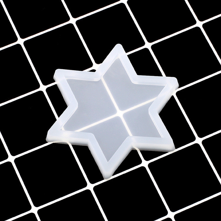 Молд силиконовый Звезда 7 см серый Киев - изображение 1