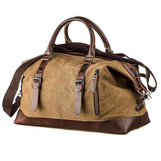 Дорожная сумка текстильная Песочная (Vintage) Киев