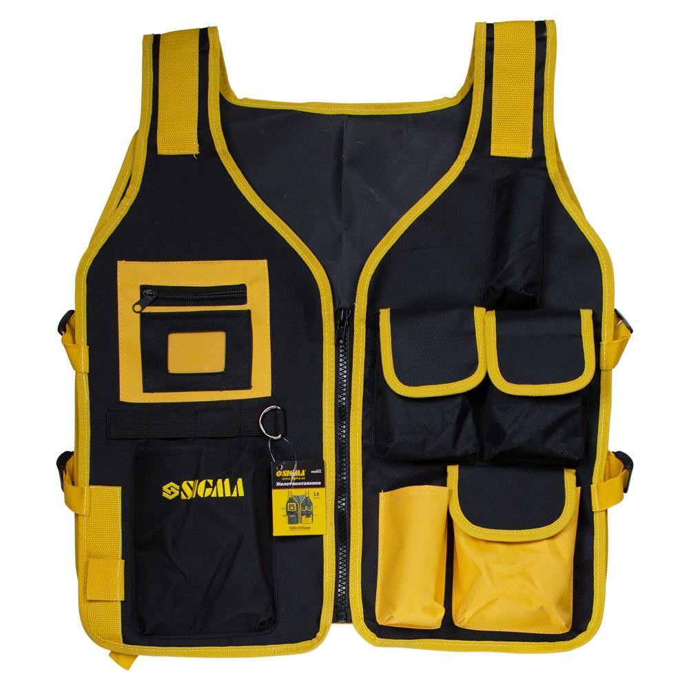 Жилет монтажника 7 карманов 500×595мм SIGMA (9450311) Киев - изображение 1