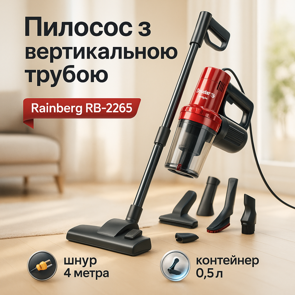 Ручний колбовий пилосос, Пилосос для безпечного прибирання будинку для квартири потужний KA-77 Львів - фото 18