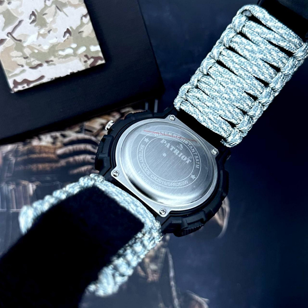 Patriot 005BKSU ЗСУ Чорні Паракордовий ремінець ACU + Коробка SBR Київ - фото 5
