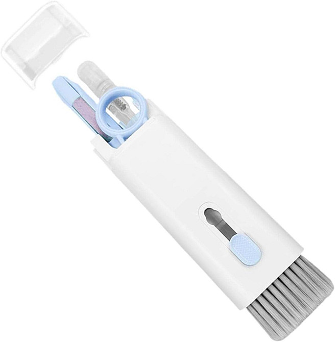 Набір для чищення електроніки 7 в 1, синьо-білий Винница - изображение 1