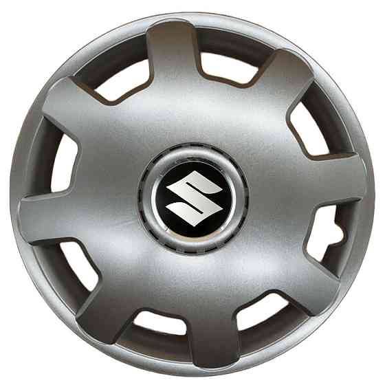 Автомобильные модельные колпаки R13 Suzuki 105 4шт, SJS, серебристые Киев