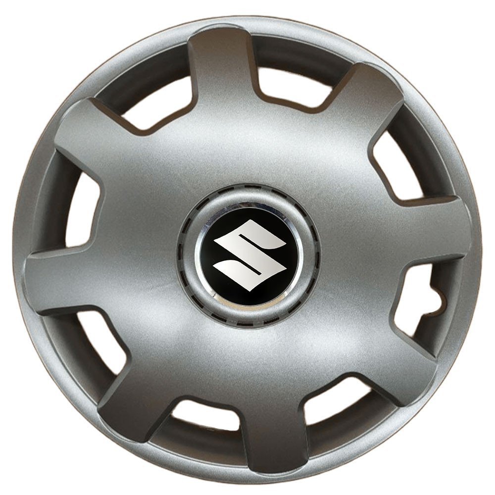 Автомобільні модельні ковпаки R13 Suzuki 105 4шт, SJS, сріблясті Київ - фото 1