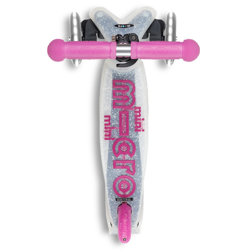 Самокат MICRO складний серії Mini Deluxe Foldable Orion Glow LED – Рожевий Дніпро - фото 6