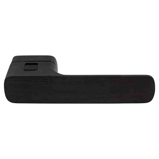 Дверна ручка на розетці M&T Minimal2.0 147940 Right Cr-K чорний брошурований, в комплекті з WC Київ