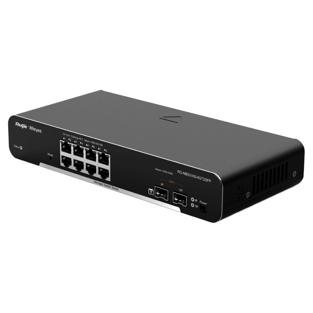 Комутатор Ruijie Reyee RG-NBS3100-8GT2SFP керований 10-портовий без PoE Київ - фото 3