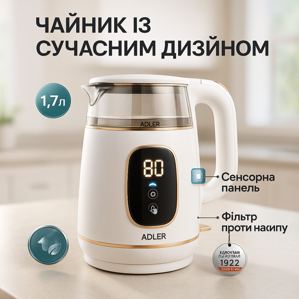 Эл чайник стеклянный с подсветкой, Электрический чайник с индикатором включения, Стильный електрочайник SM-78 Львов - изображение 11