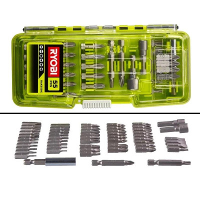 Набор бит Ryobi RAK55DK 55шт, кейс (5132004357) Винница - изображение 2