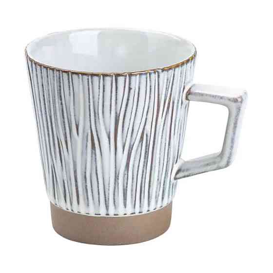 Ретро фарфоровая чашка для чая и кофе 300 мл Золотистая Киев