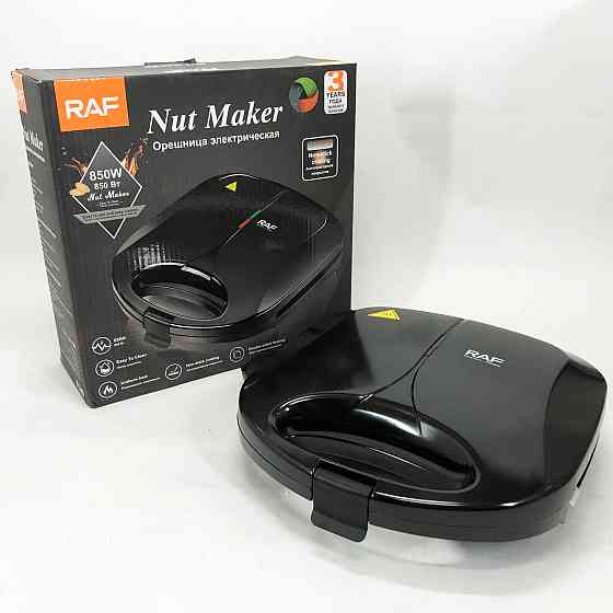 Компактна електрична вафельниця RAF, Мультипекар вафельниця, Потужна вафельниця Електрична QT-72 Івано-Франківськ