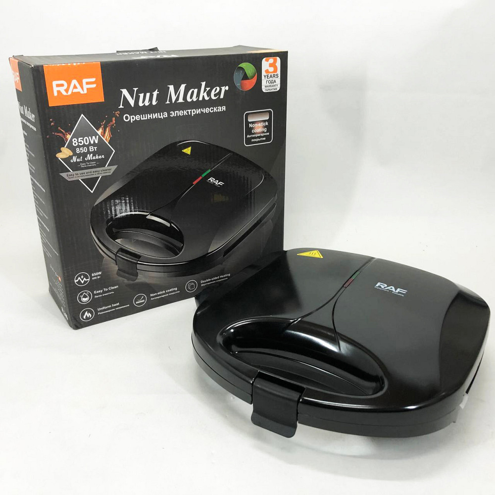 Компактна електрична вафельниця RAF, Мультипекар вафельниця, Потужна вафельниця Електрична QT-72 Івано-Франківськ - фото 4