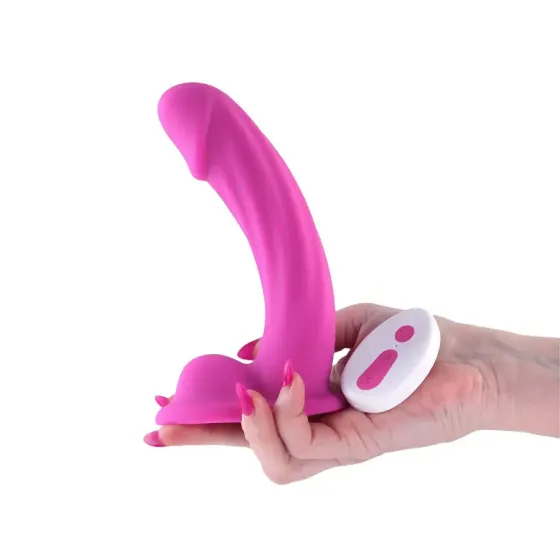 Ділдо з вібрацією NS Novelties Colours - Curve - Vibrating - 6