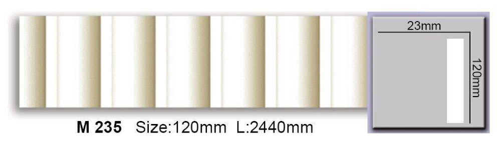 Молдинг гладкий полиуретановый Harmony M 235 Днепр - изображение 1