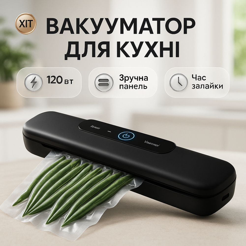Аппарат вакуумной упаковки, Вакуумный упаковщик для длительного хранения продуктов YJ-85 Львов - изображение 12