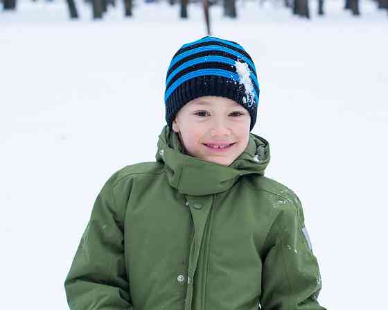 Шапка водонепроницаемая детская Dexshell Children Beanie, голубая Ровно