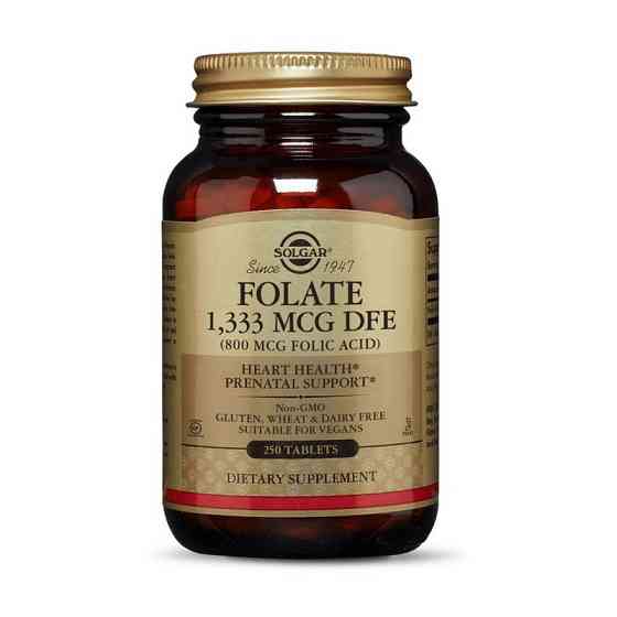 Folate 1,333 mcg DFE (Folic Acid 800 mcg) (250 veg caps) Луцк