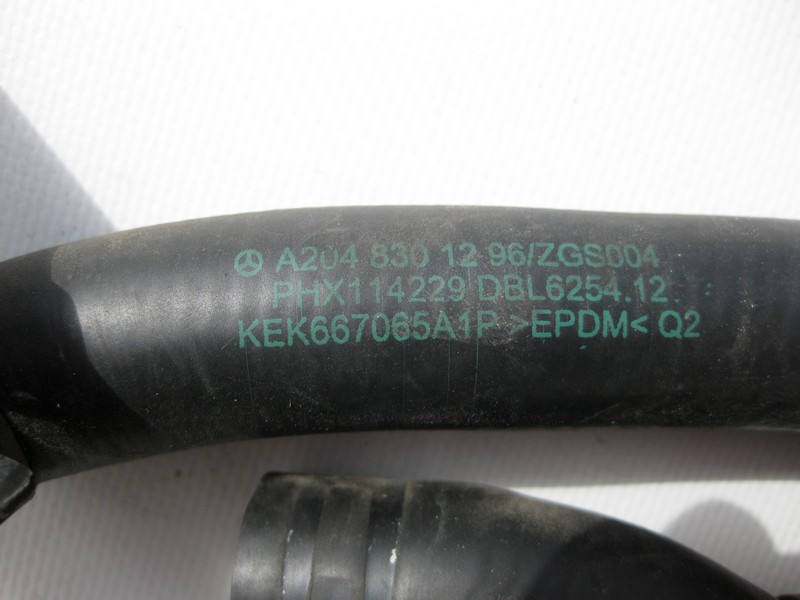 Mercedes-Benz  A2048301296 шланг опалювального контуру на теплообмінник обігрівача C-Class W204 E-Class C207 GLK X204 Одеса - фото 6