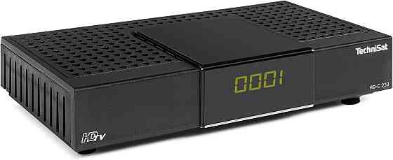 Ресивер TechniSat HD-C 233 черный DVB-C HDTV HDMI SCART USB 2.0 EPG MPEG-4 H.264 цифровой кабельный приёмник Киев
