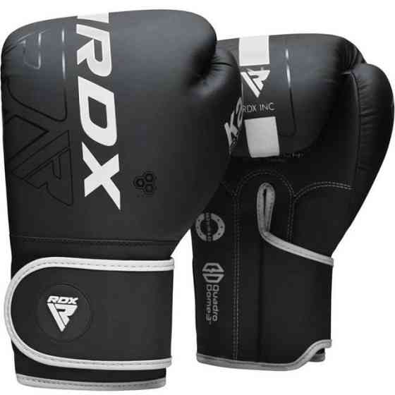 Боксерські рукавиці RDX F6 Kara Matte White 12 унцій (капа в комплекті) Кам'янське